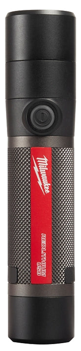 Milwaukee 2160-21 USB Rechargeable Compact Flashlight, 3 Ah, Lithium-Ion Battery, LED Lamp, Bulls Eye/Flood/Spot Beam